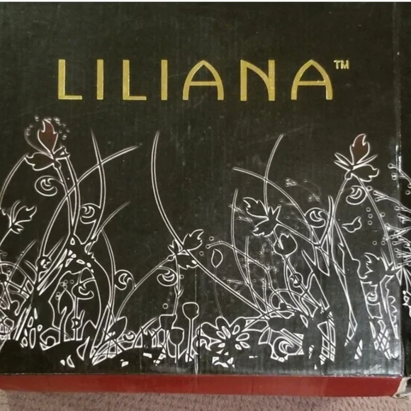 Liliana Red/Gold 4" Stiletto HEELS Crisscross Strappy Sexy GIRLS' NIGHT 👠 FAB - Picture 3 of 15